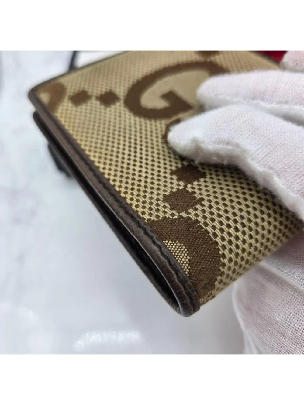Gucci Canvas Fold Wallet Jumbo GG